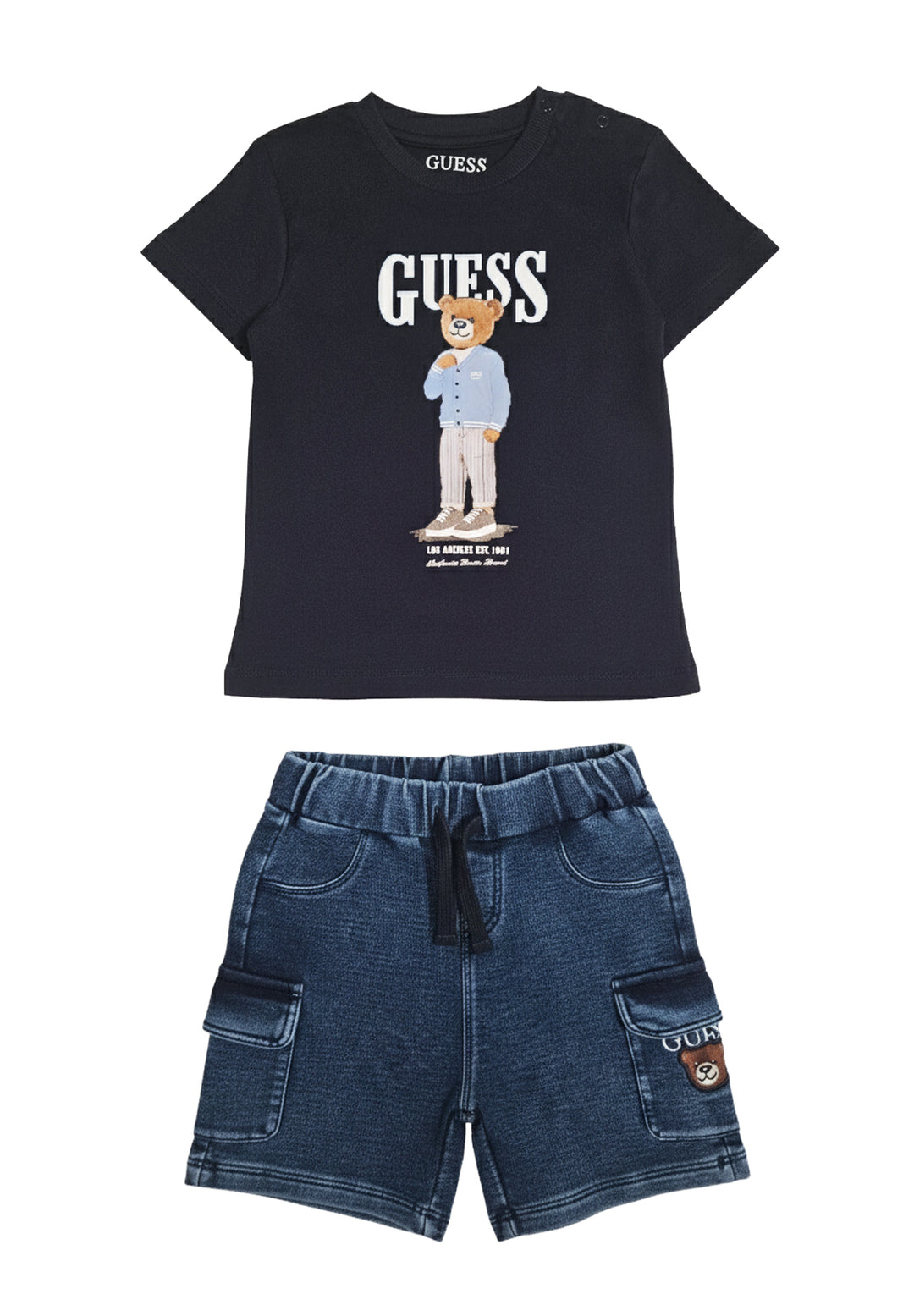 Blaues Baby-Outfit