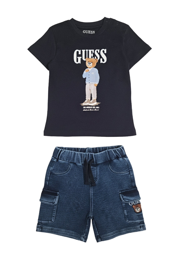 Blaues Baby-Outfit