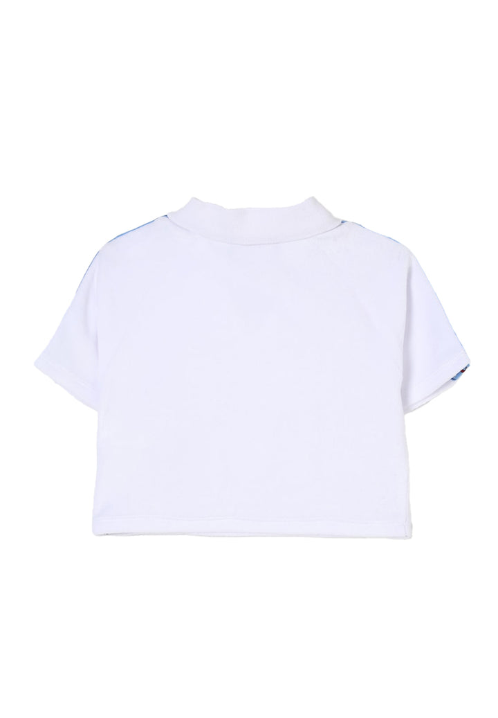 Polo blanc pour filles