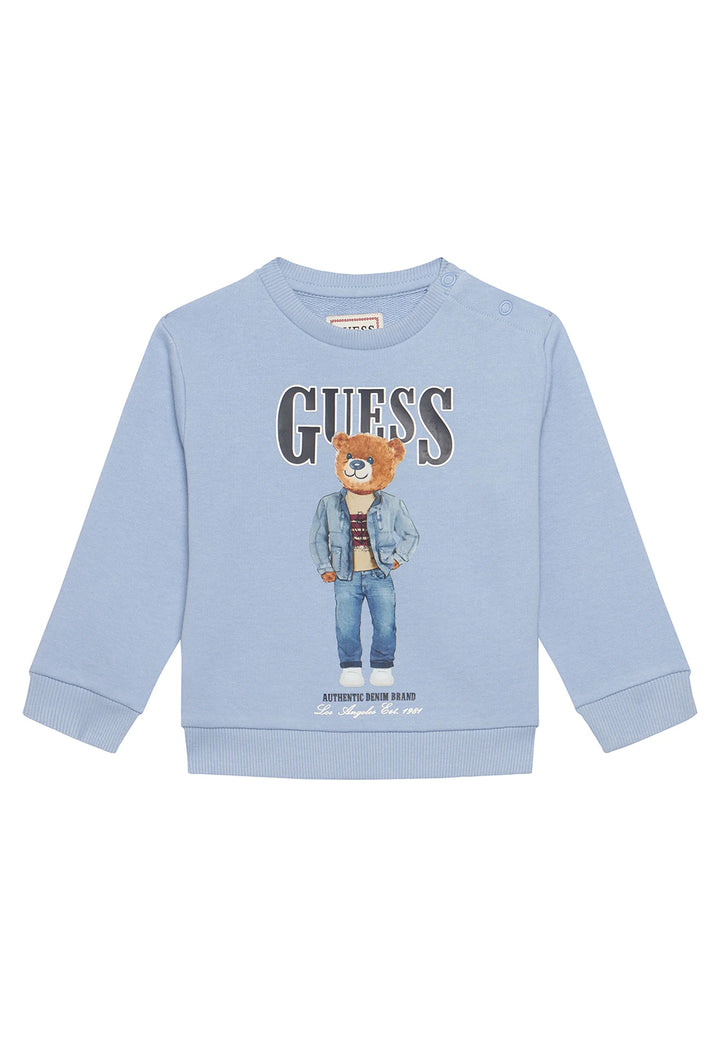 Blue crew neck sweatshirt for kids