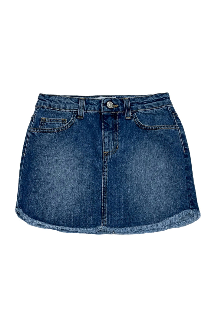 Jupe en jean bleu pour fille
