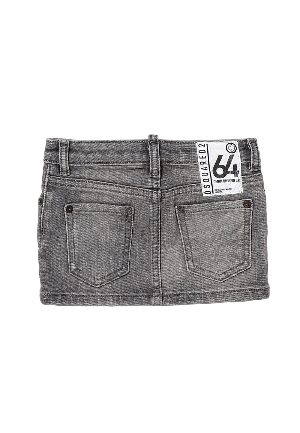 Short en jean gris pour fille