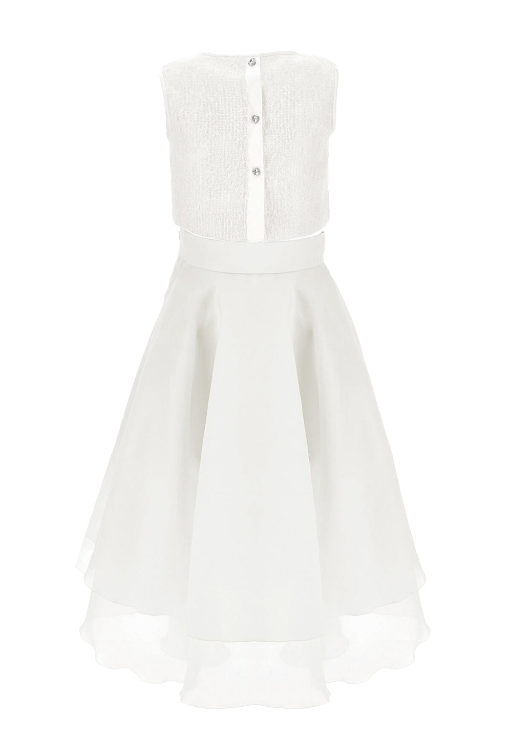 Ensemble haut et jupe blancs pour filles