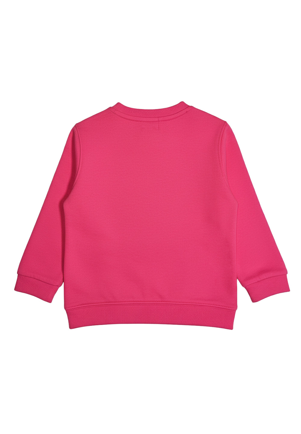 Fuchsiafarbenes Sweatshirt mit Rundhalsausschnitt für Babys