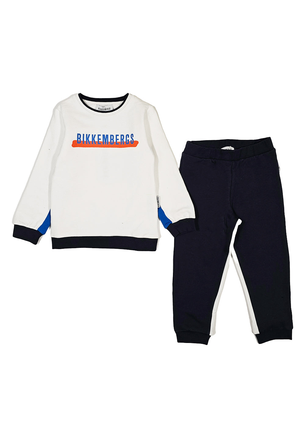White and blue tracksuit for boys