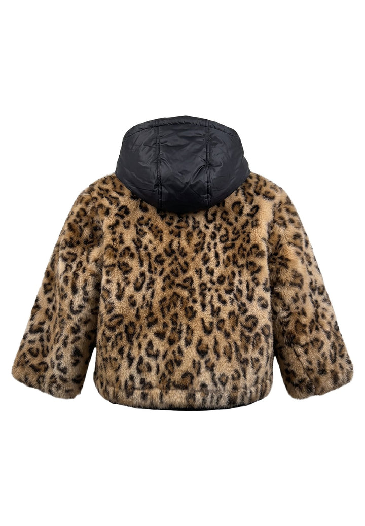 Giubbotto reversibile multicolor per neonata