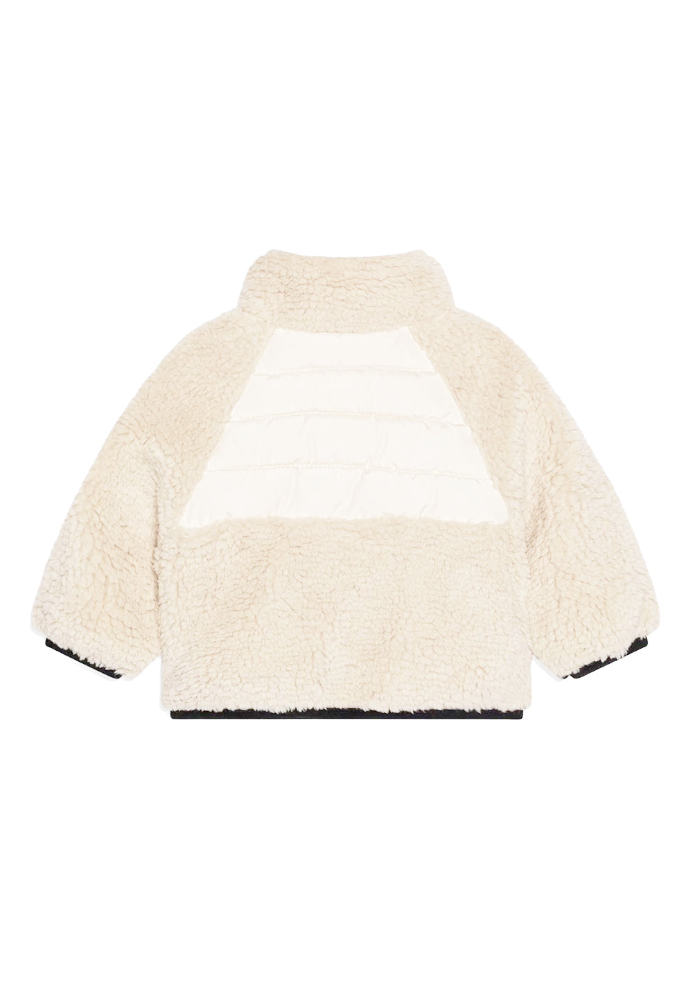 Veste en peluche beige pour nouveau-nés