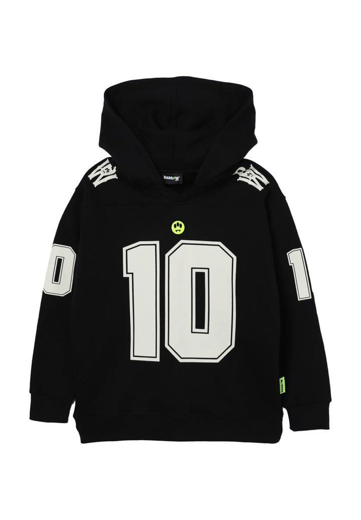 Schwarzer Unisex-Kapuzenpullover