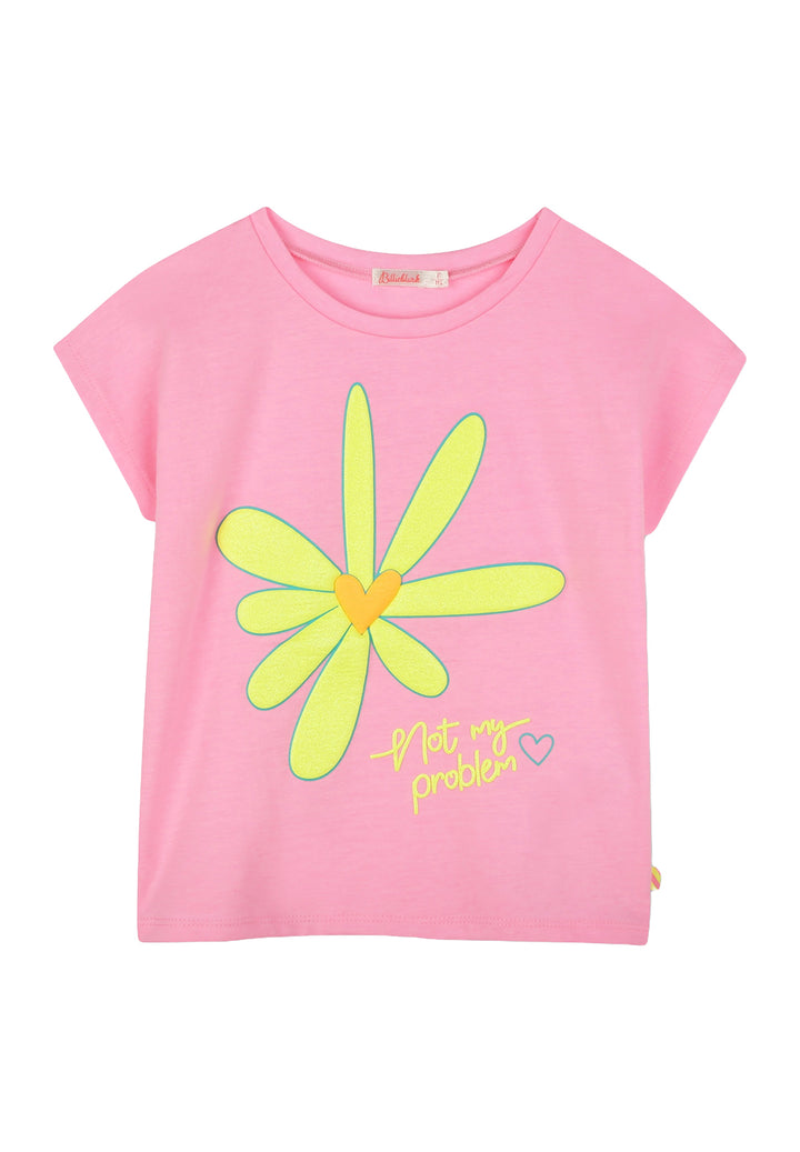 T-shirt rose pour fille