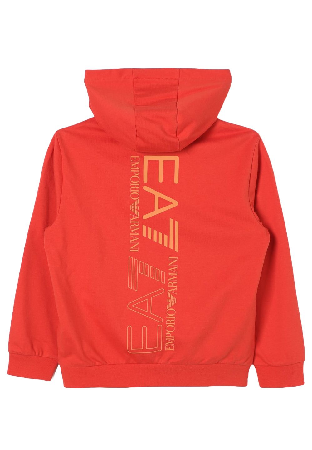 Orange hooded sweatshirt for kids