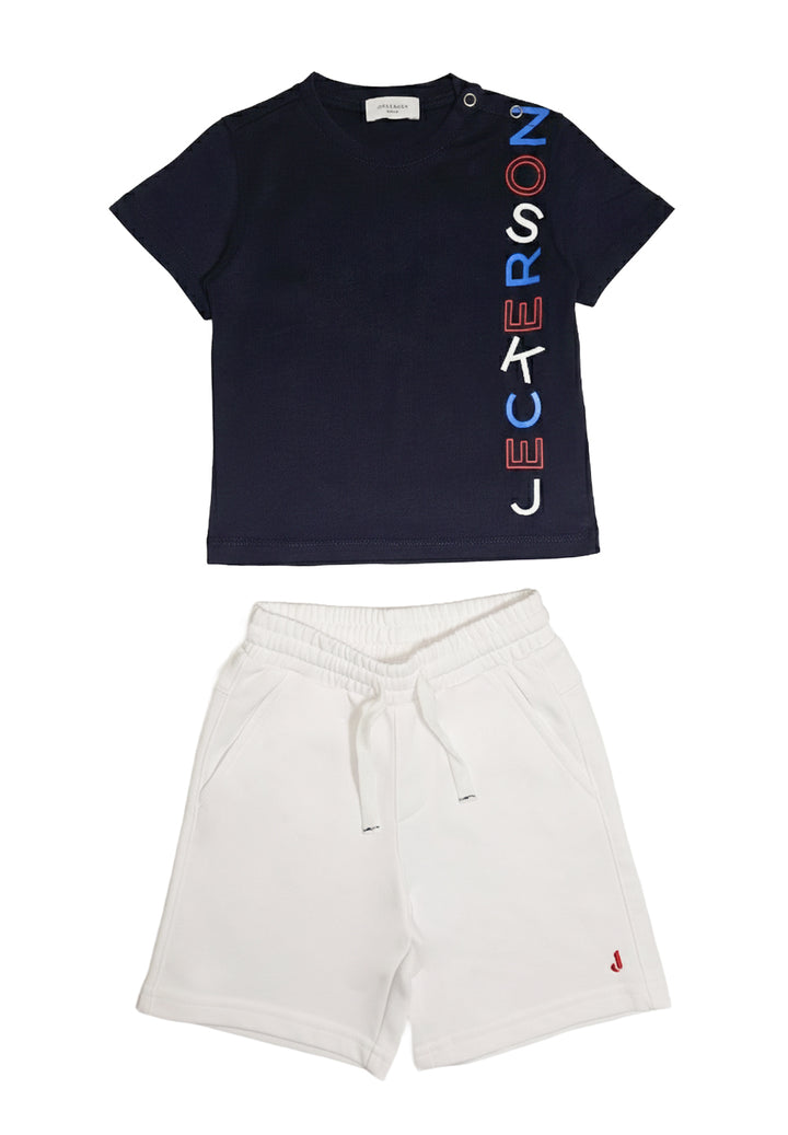 Blue and white outfit for newborn