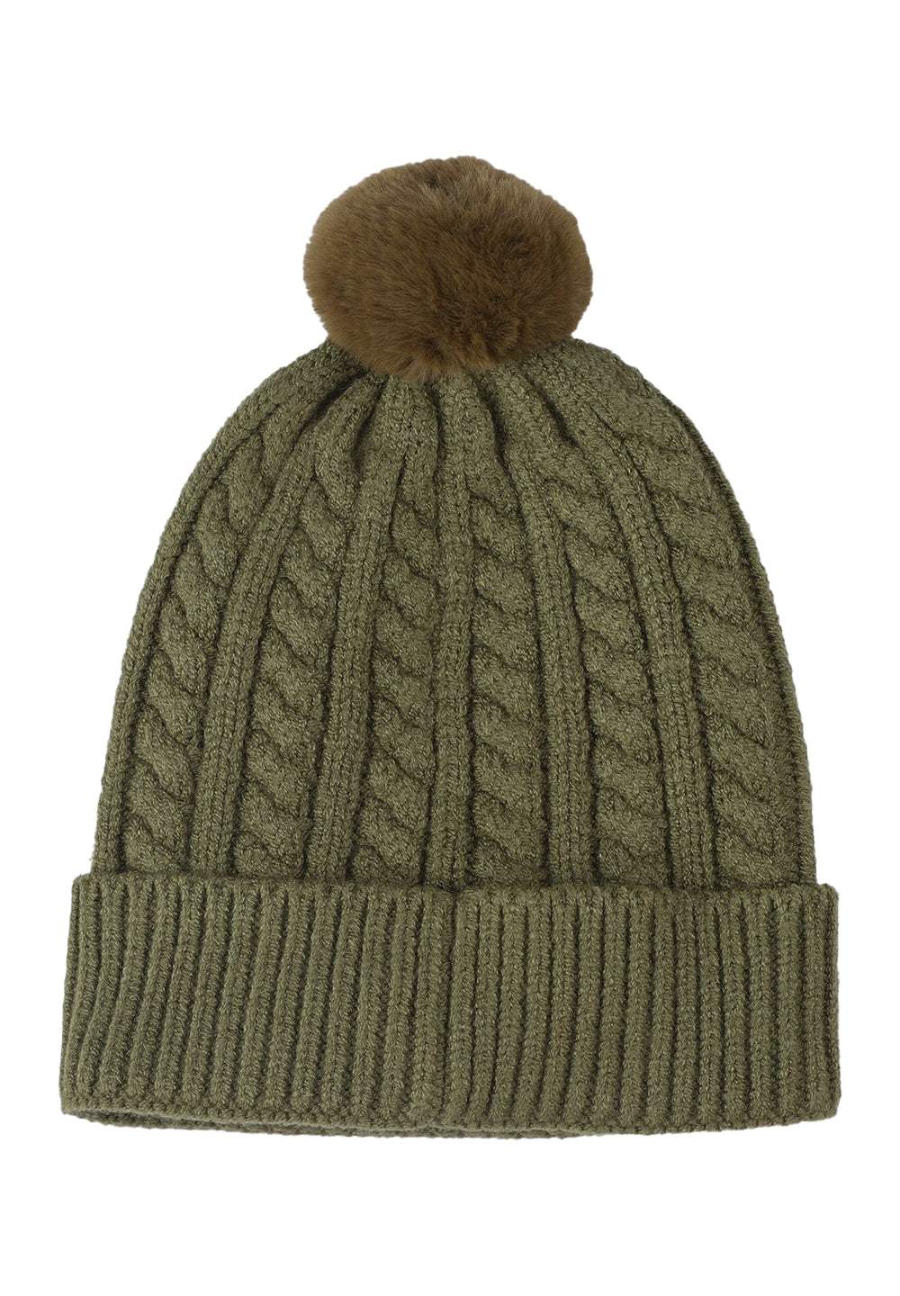 Green baby hat
