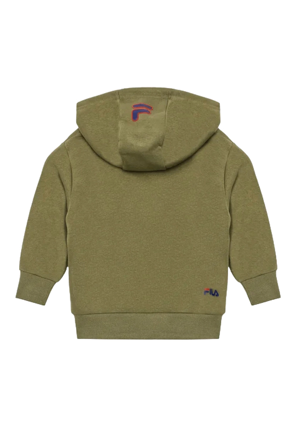 Sudadera con capucha verde para niño