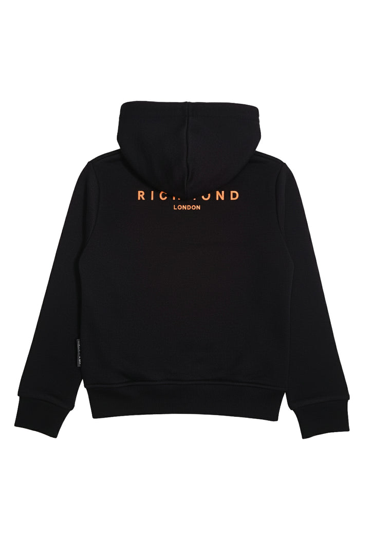 Black zip-up hoodie for baby