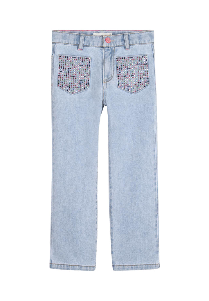 Blue denim jeans for girls