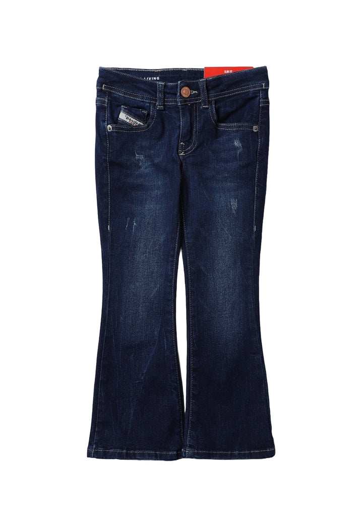 Dunkelblaue Jeans für Mädchen