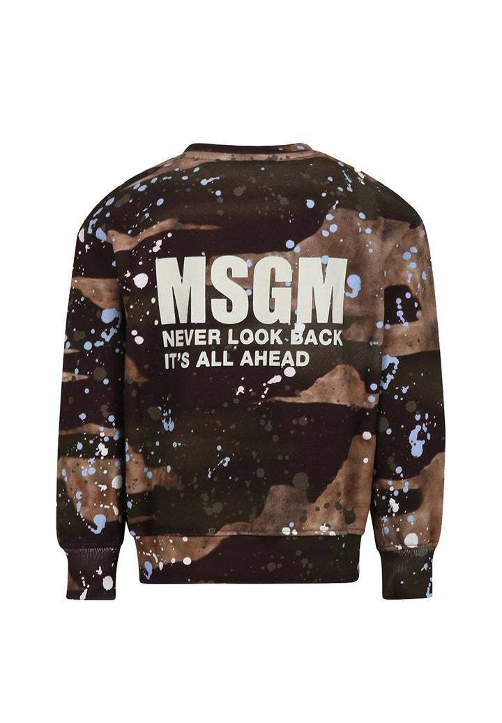 Sweat à capuche multicolore pour enfants