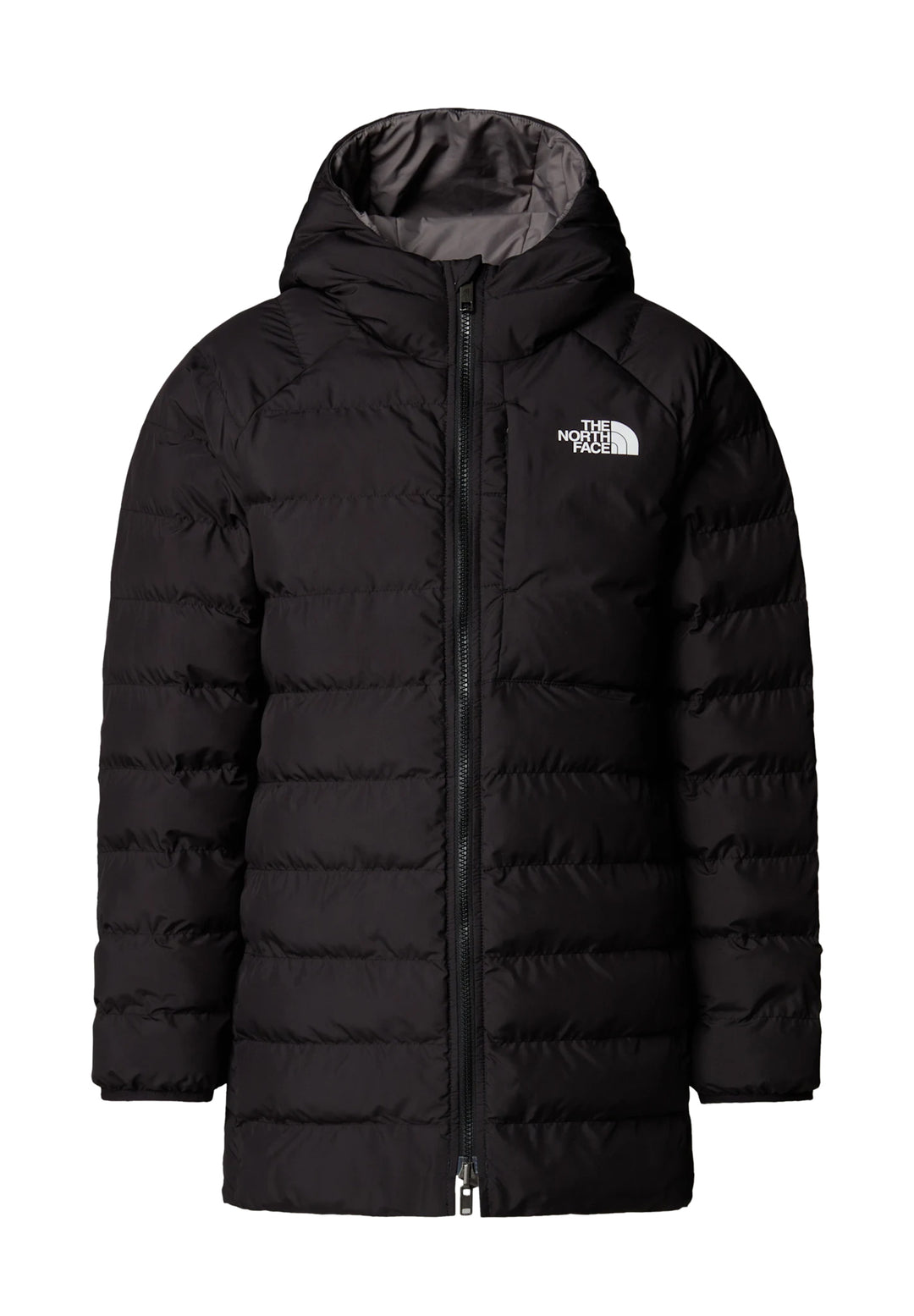 Chaqueta reversible negra para niña