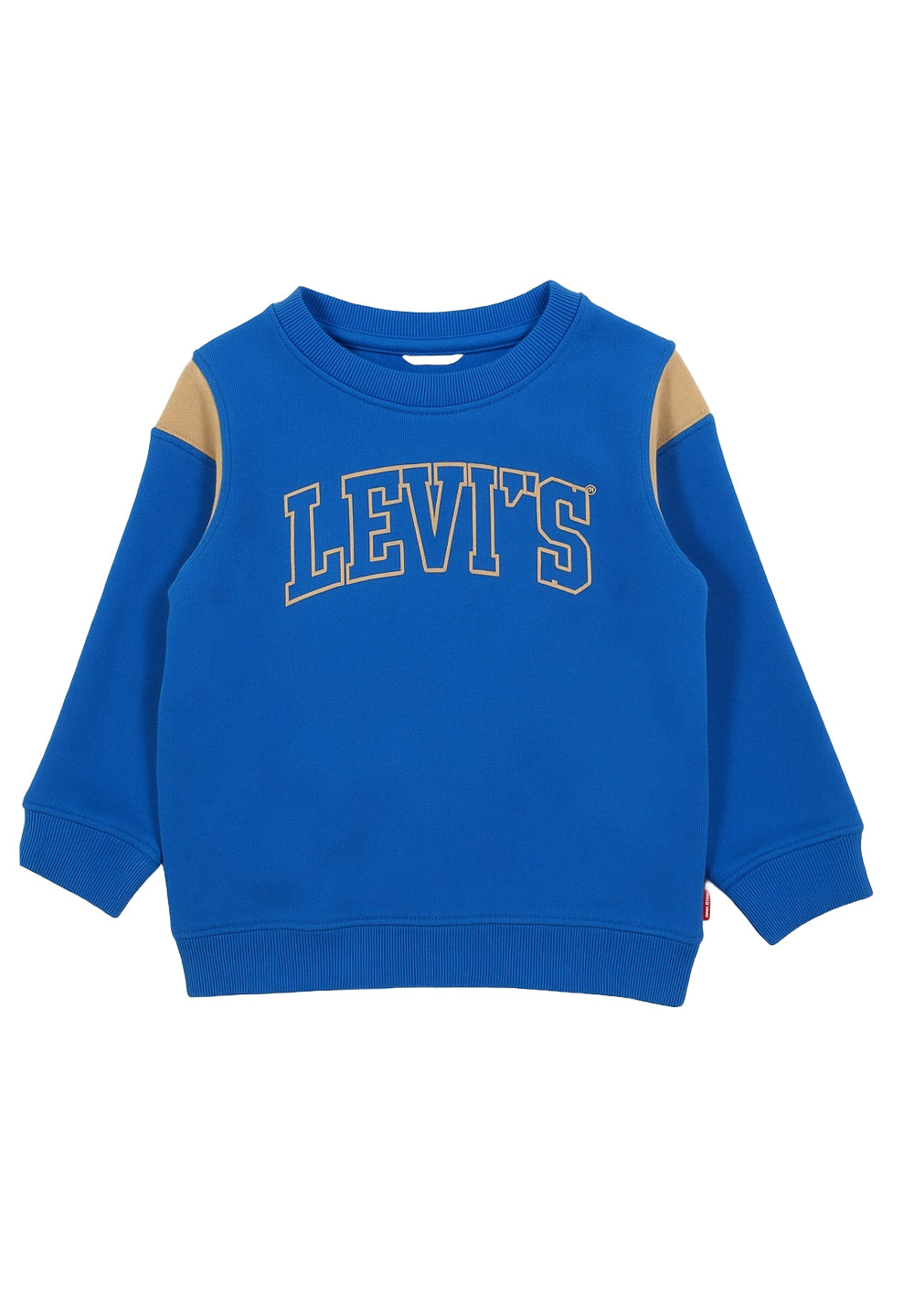 Blaues Rundhals-Sweatshirt für Neugeborene
