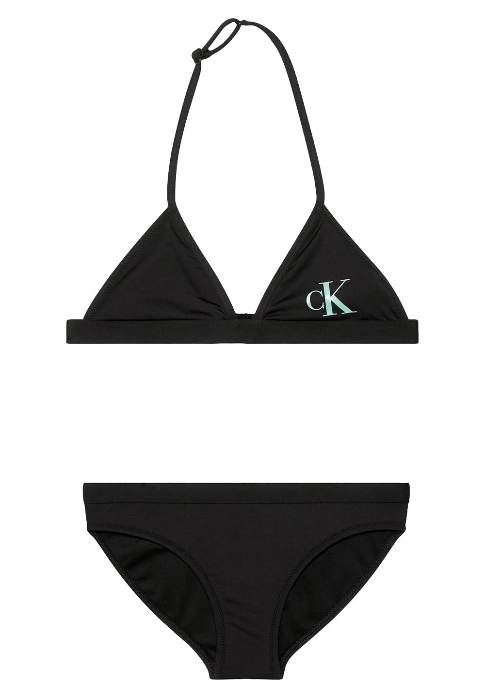 Schwarzes Bikinikostüm für Mädchen