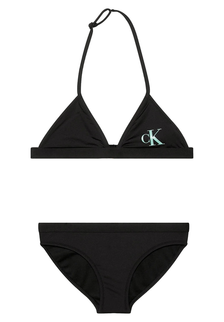 Schwarzes Bikinikostüm für Mädchen