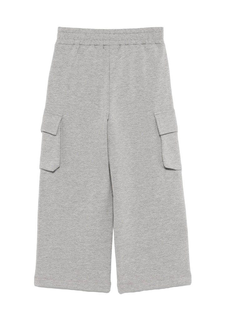 Pantalon de survêtement gris pour bébé fille