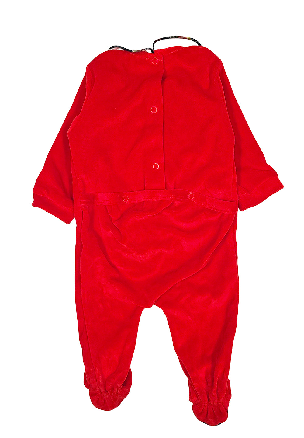 Roter Strampler für Neugeborene