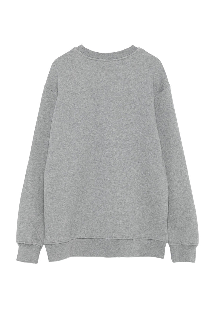 Graues Unisex-Rundhalsshirt