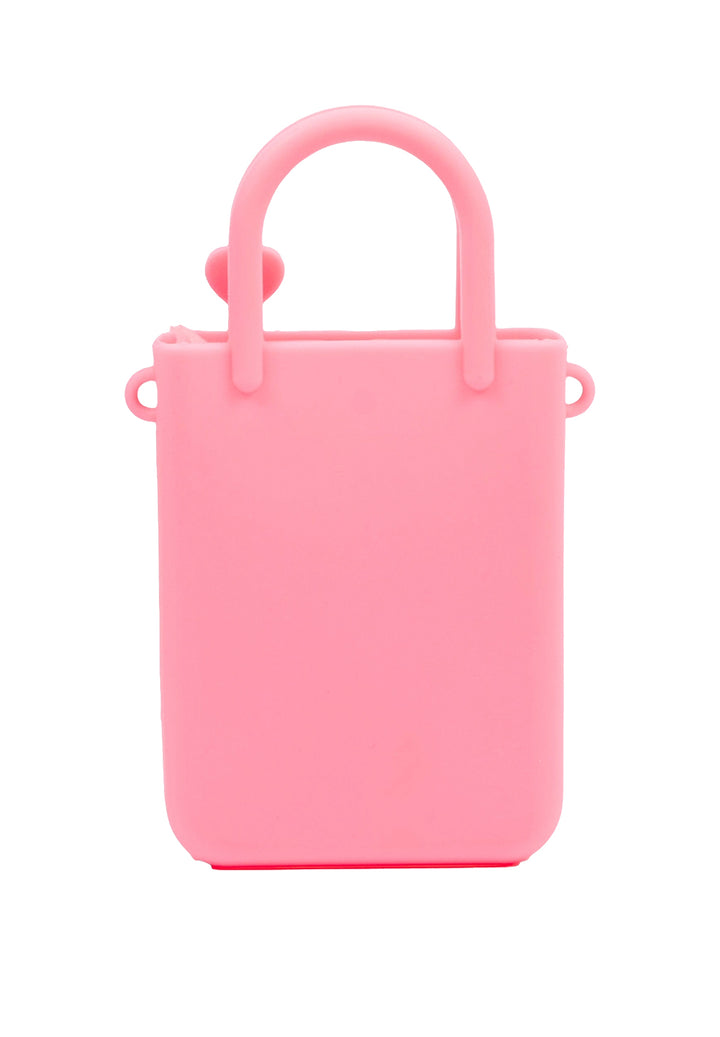 Neon pink handbag for girls