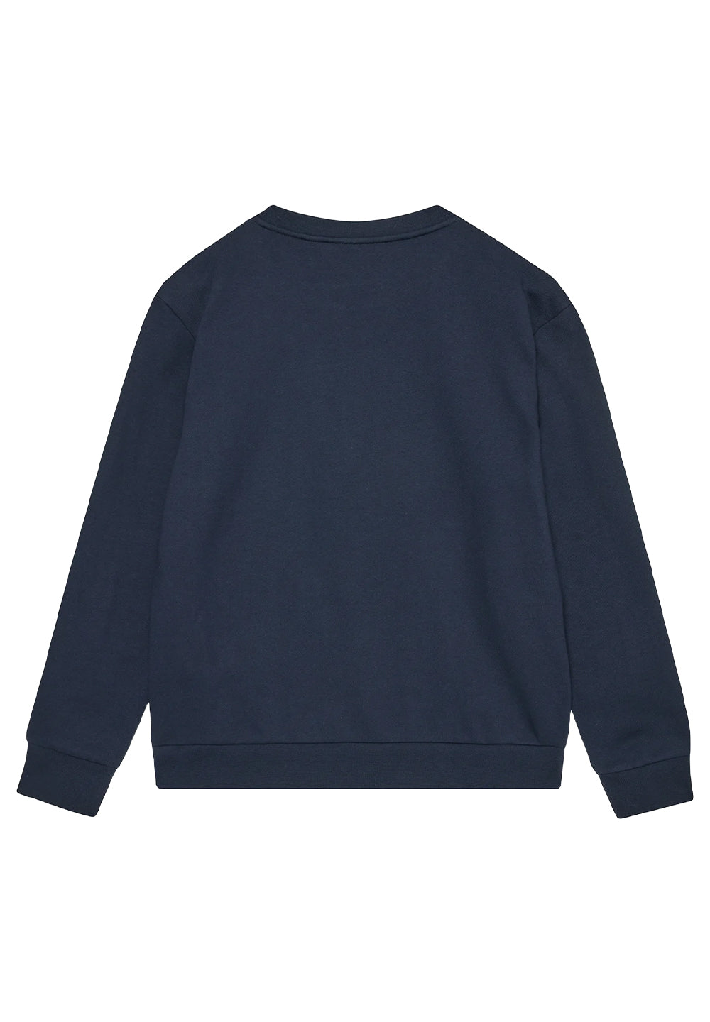 Sudadera de cuello redondo azul para niño