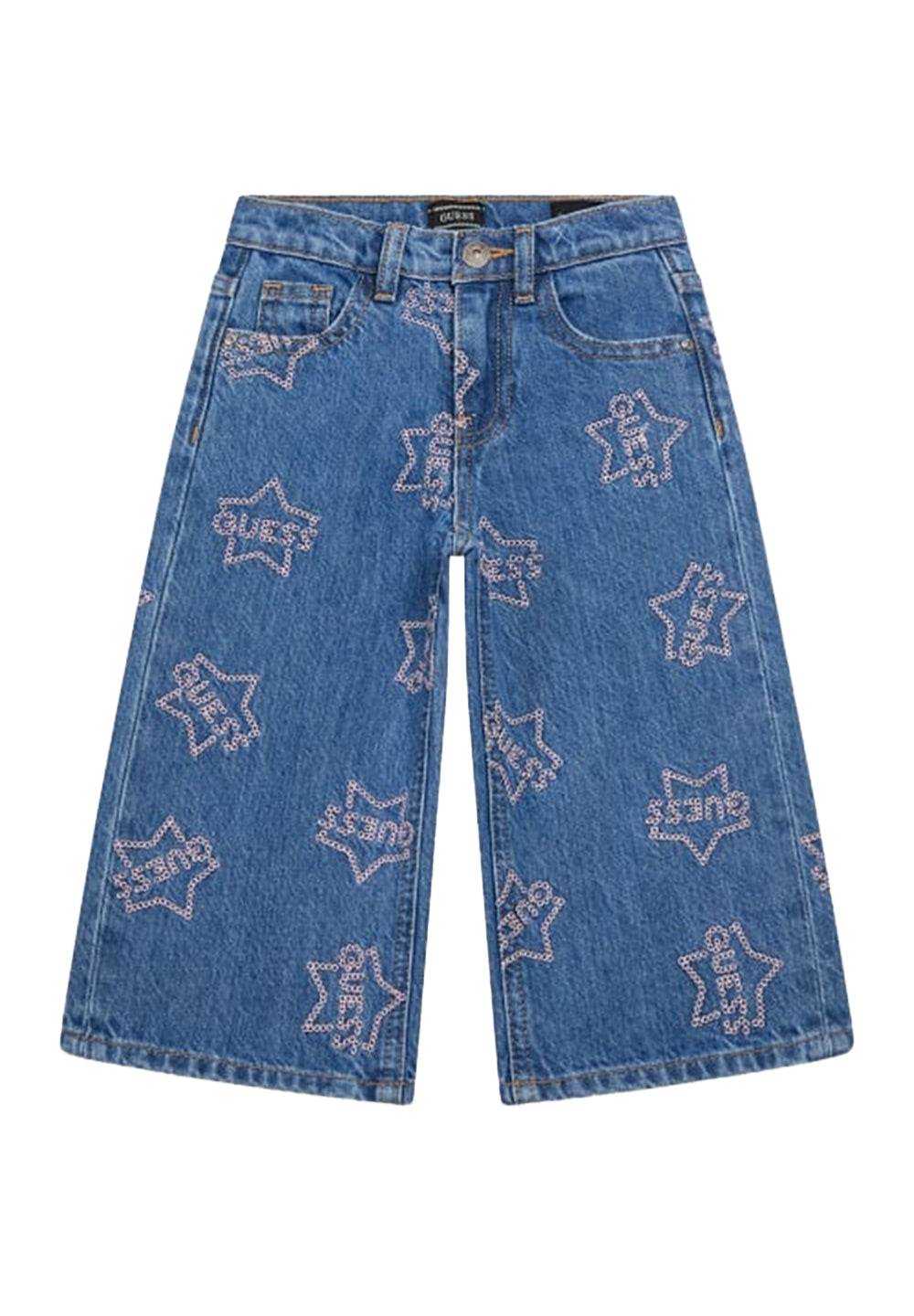 Denim blue jeans for girls