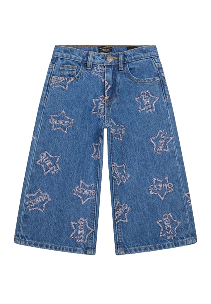 Denim blue jeans for girls