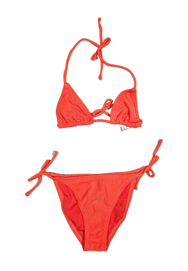 Costume bikini arancione per bambina - Primamoda kids