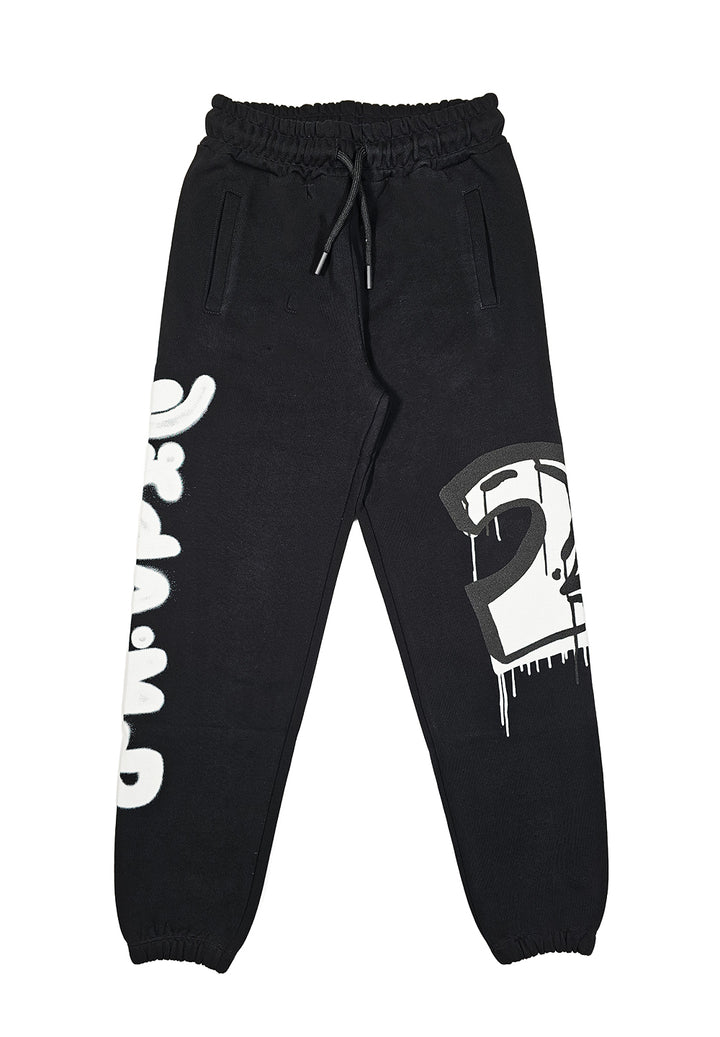 Pantalón de chándal negro para niño