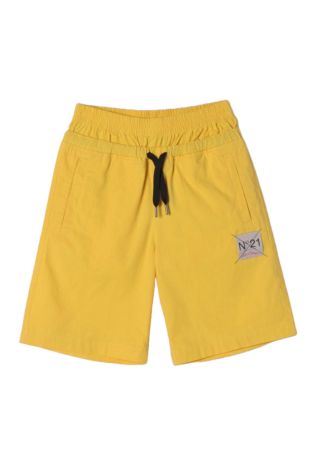 Yellow Bermuda shorts for boys