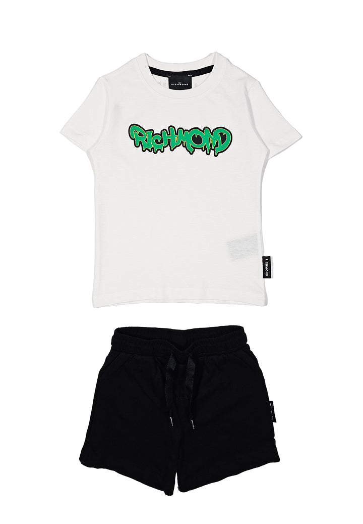 Completo bianco-nero per bambino - Primamoda kids