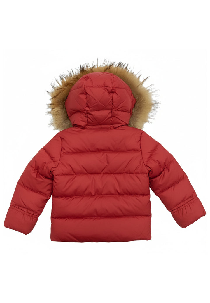 Chaqueta roja para bebé