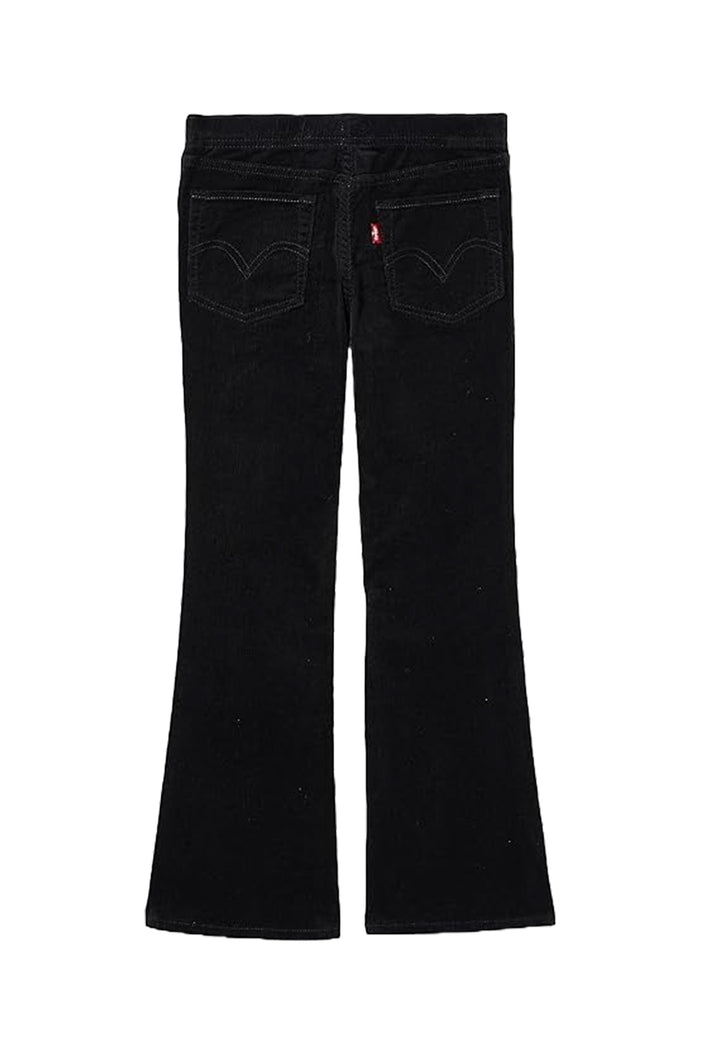 Pantalon en velours noir pour fille