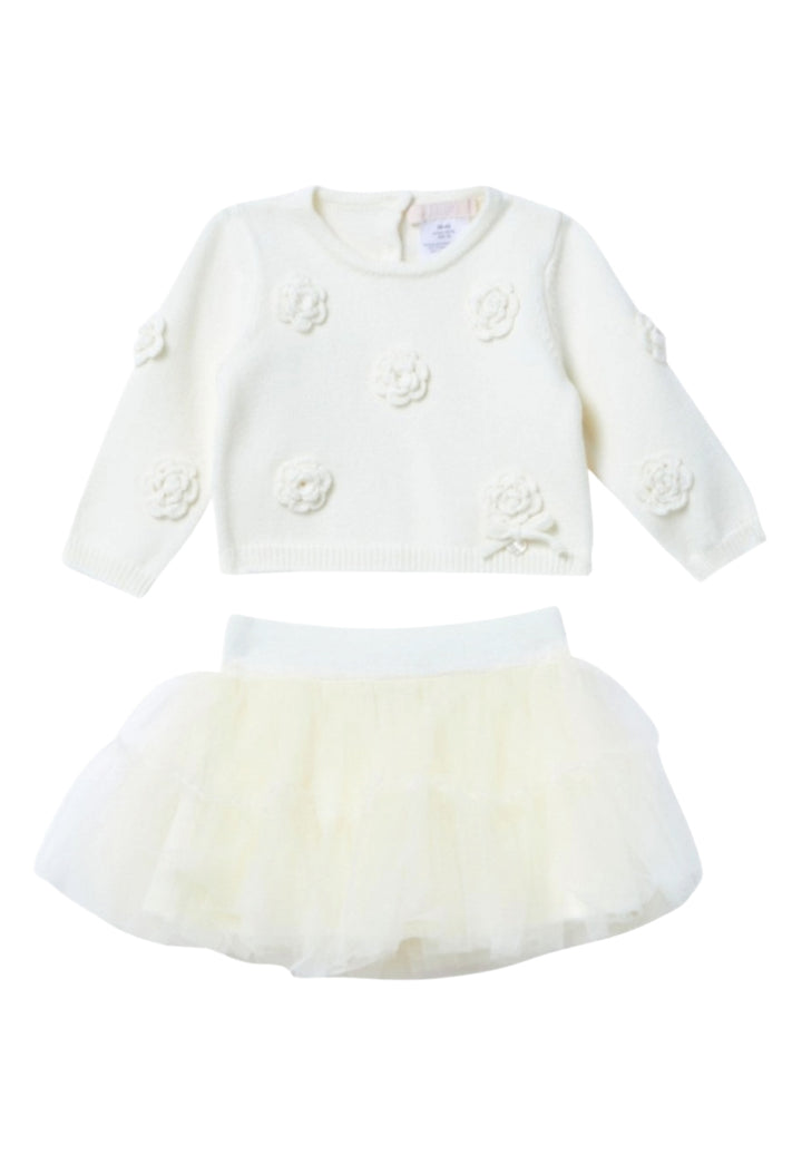Vestido color crema para bebé
