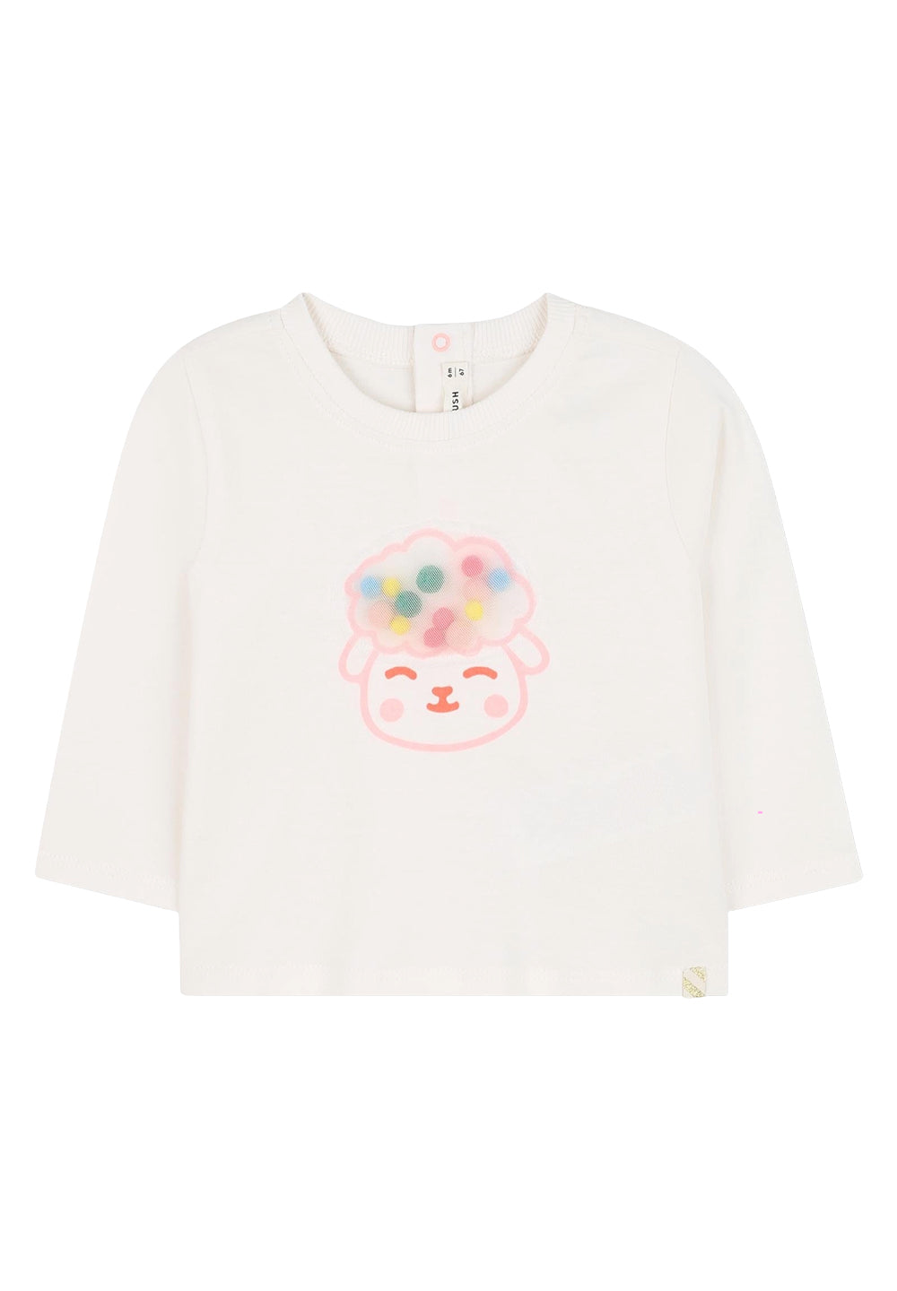 Puderrosa T-Shirt für Neugeborene