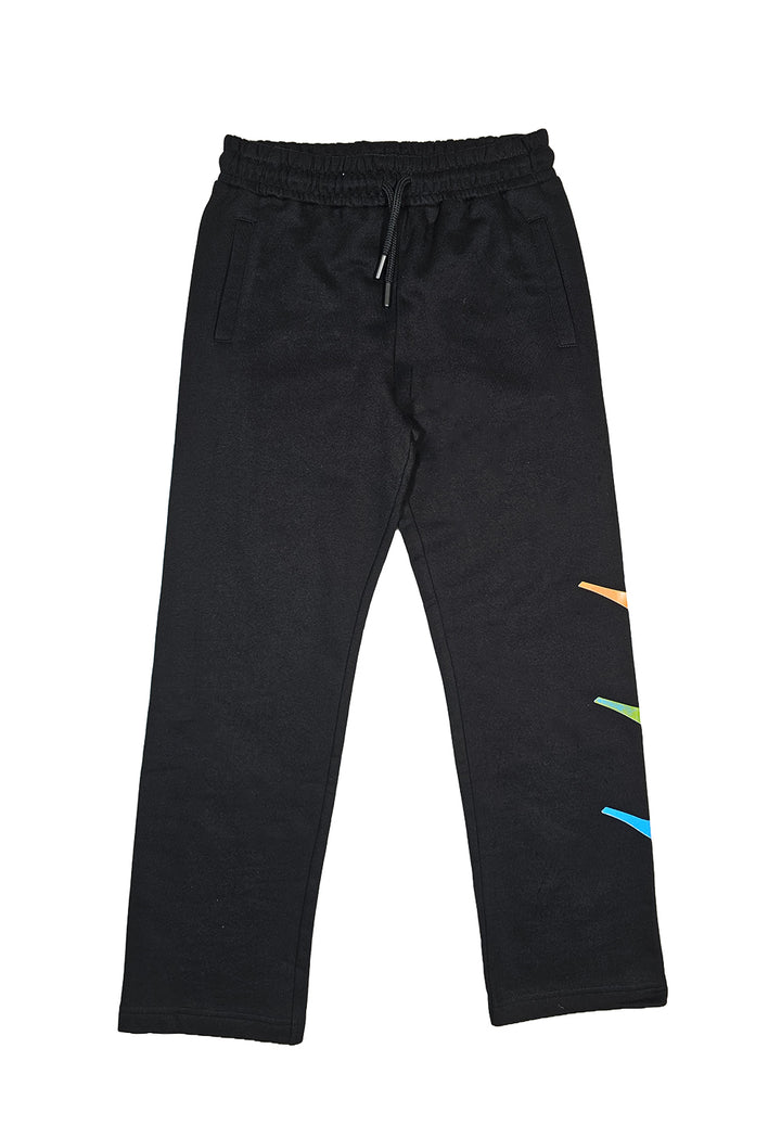 Pantalone felpa nero per bambino - Primamoda kids