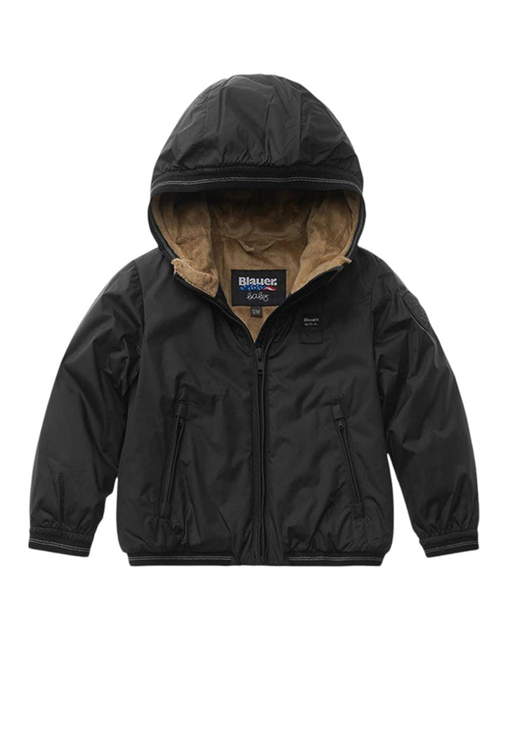 Schwarze Jacke für Neugeborene