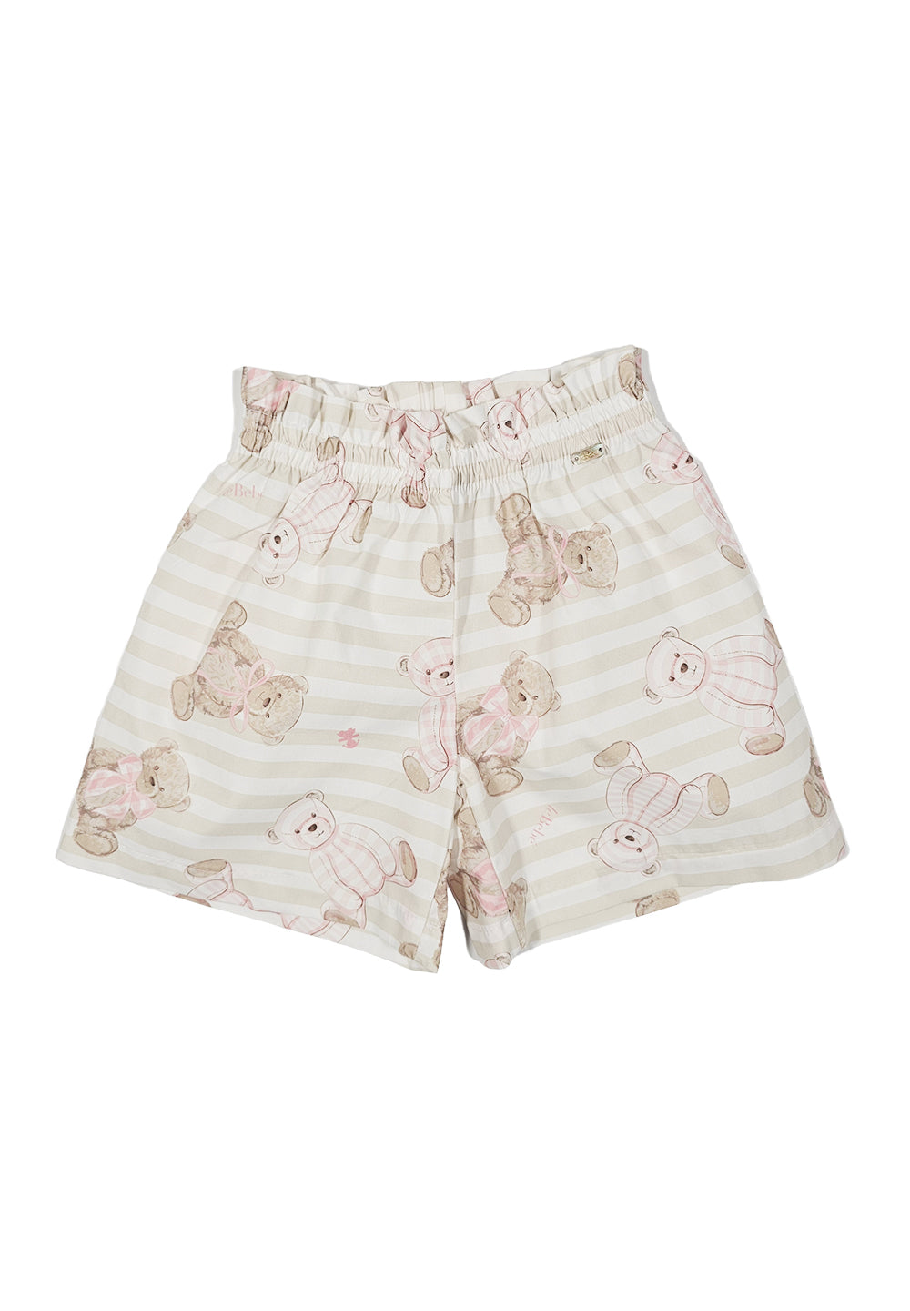 Short blanc-beige pour nouveau-nés