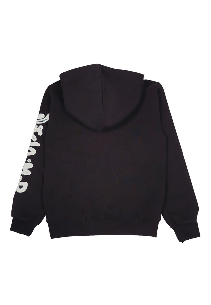 Sudadera con capucha negra para niño