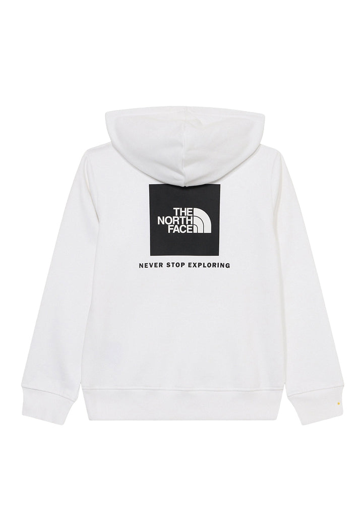 Sudadera con capucha blanca para niño