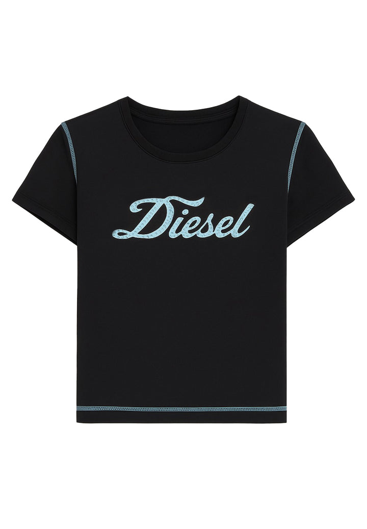 Schwarzes T-Shirt für Mädchen