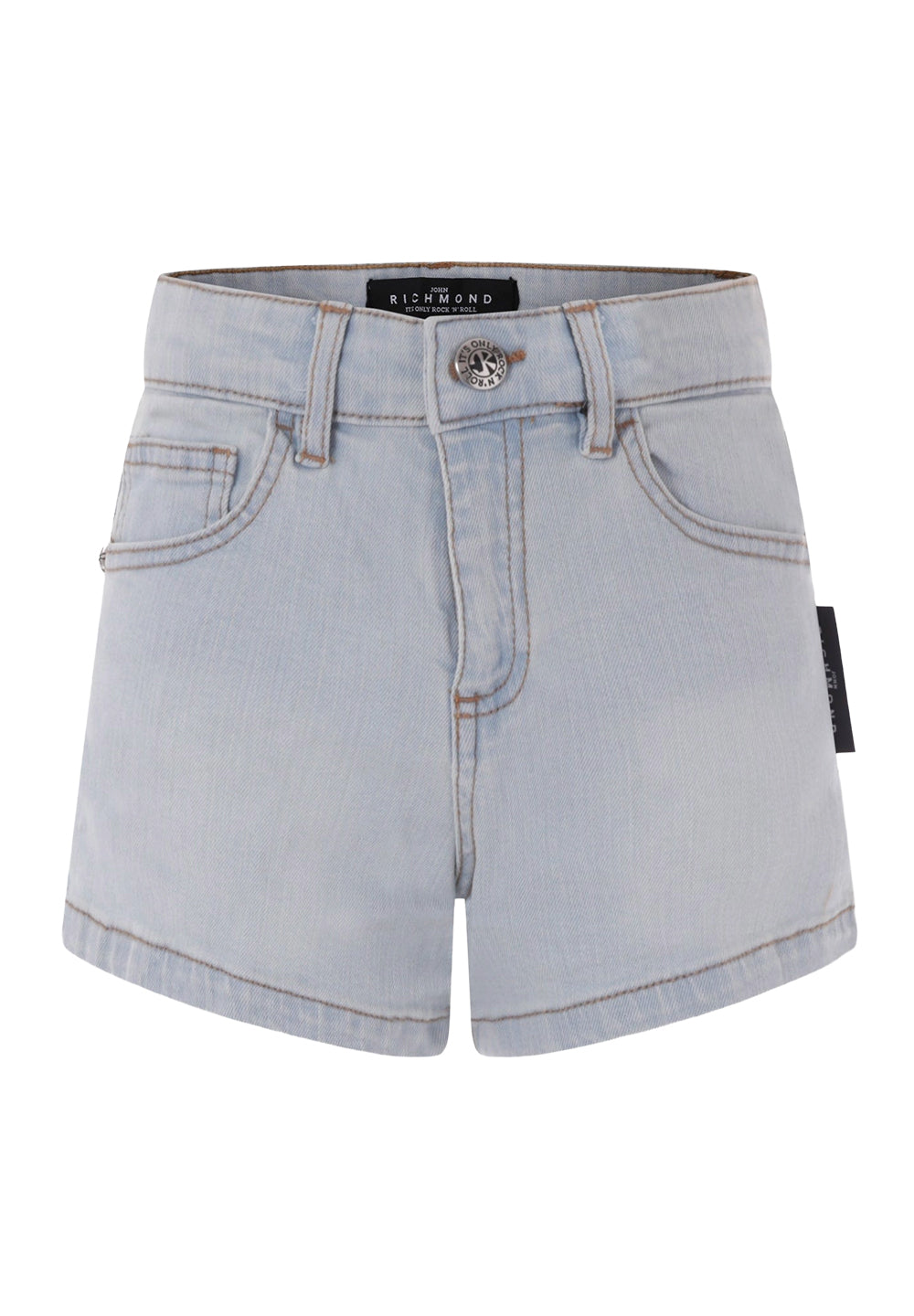 Light blue denim shorts for girls