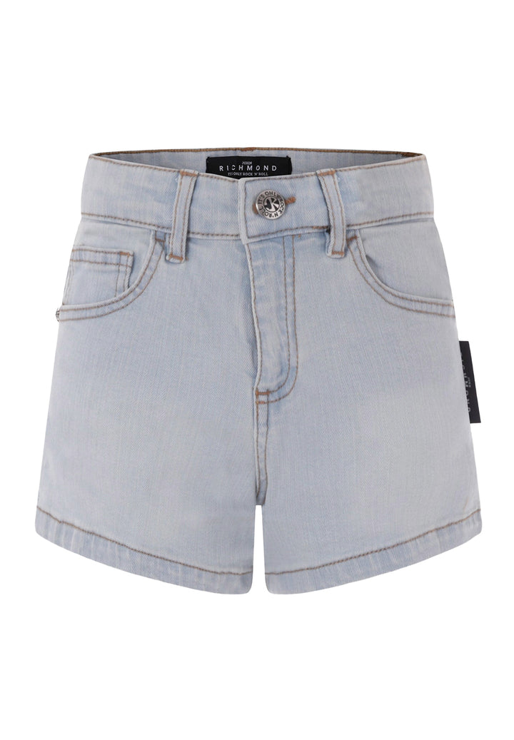 Light blue denim shorts for girls