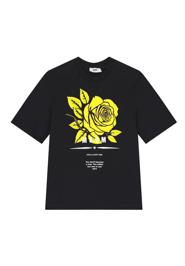 Black T-shirt for girls
