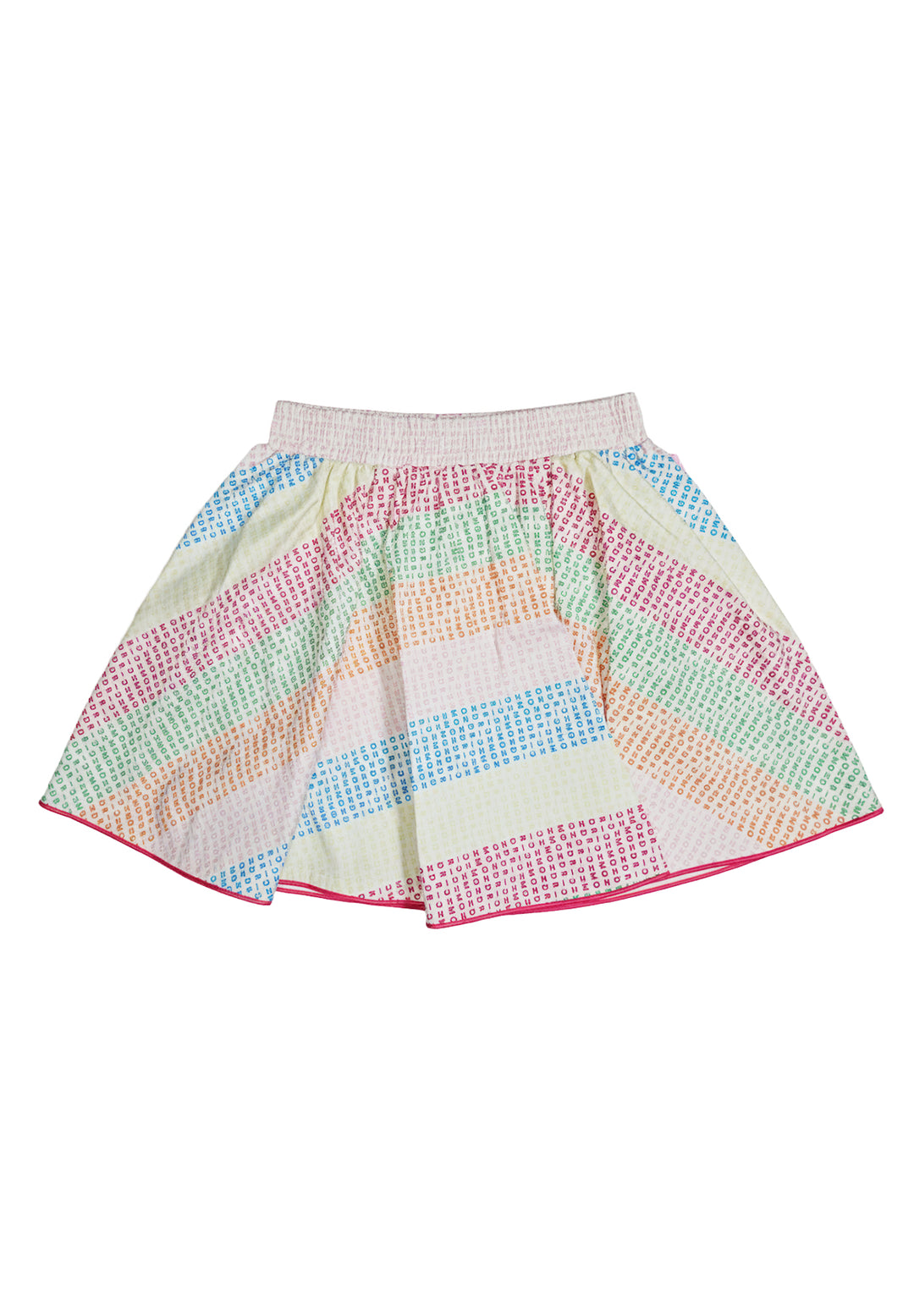 Jupe multicolore pour fille